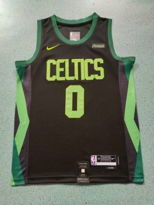 Maillot 0 Tatum Celtics 2025 City Edition Noir