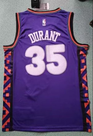 Maillot Phoenix Suns Durant 35 The Valley 2025 Bleu