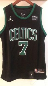 Maillot de Basket Jaylen Brown 7 Boston Celtics Statement Noir