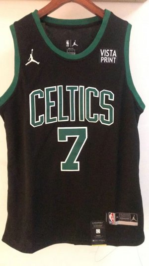 Maillot de Basket Jaylen Brown 7 Boston Celtics Statement Noir