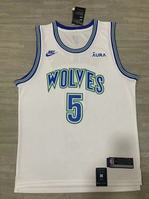 Maillot NBA Basket EDWARDS 5 2023 2024 Minnesota Timberwolves