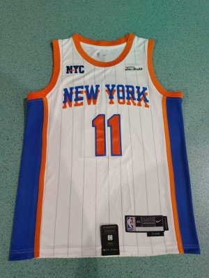 Maillot New York Knicks 11 Jalen Brunson 2025 City Edition Blanc
