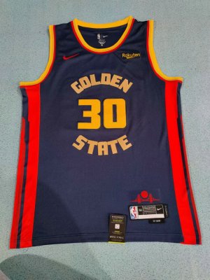 Maillot Nike NBA GOLDEN STATE WARRIORS 30 Curry 2025 Bleu