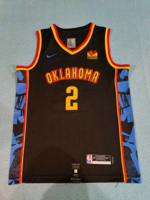 Maillot Shai Gilgeous-Alexander Oklahoma City Thunder 2025 City Edition