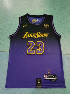 Maillot NBA Lebron James Los Angeles Lakers 2025 Nike City Edition Mixtape