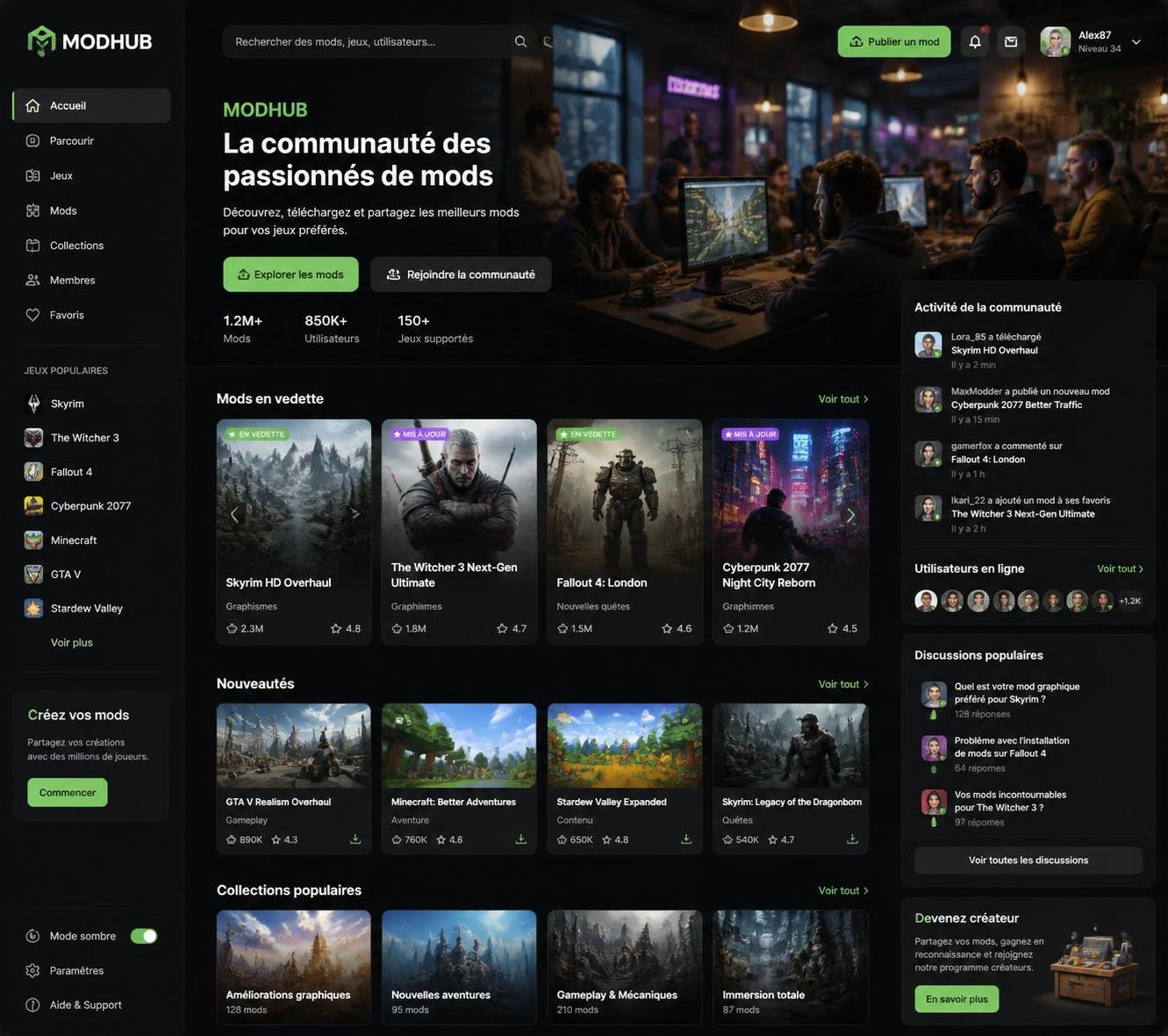 découvrez modhub, la plateforme incontournable pour personnaliser vos jeux vidéo préférés grâce à des mods uniques et faciles à installer.