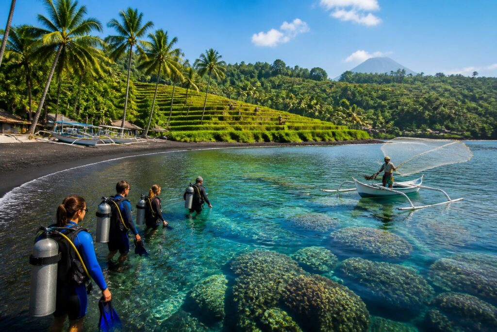 explorez amed, bali, et découvrez les activités incontournables : plongée, plages paradisiaques, randonnées et culture locale pour un séjour inoubliable.