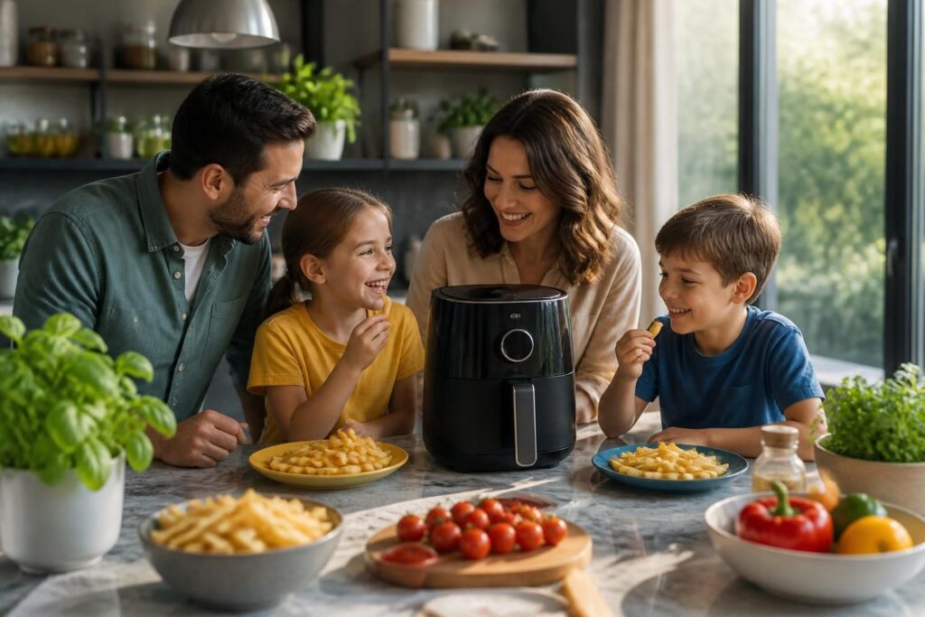 découvrez pourquoi l'air fryer, friteuse sans huile, séduit de plus en plus les familles grâce à sa cuisson saine, rapide et savoureuse.