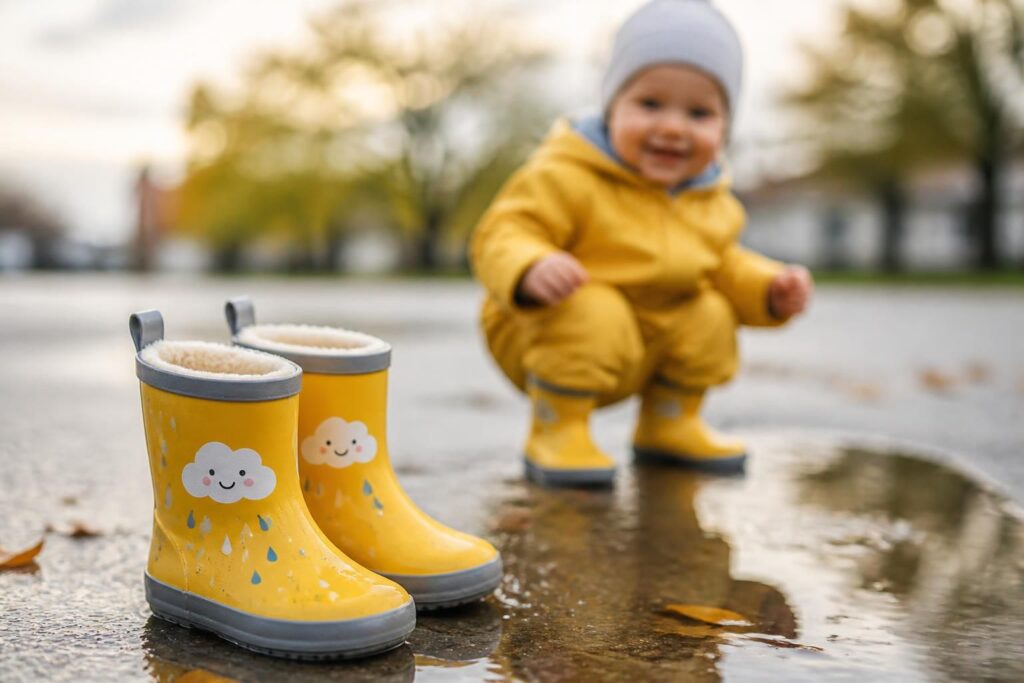 découvrez comment choisir la botte de pluie idéale pour bébé afin de garder ses pieds bien au sec et confortables lors des journées pluvieuses.