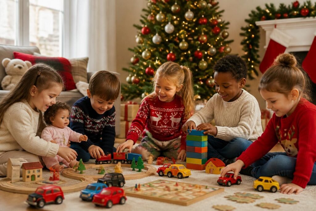 découvrez des idées de cadeaux de noël parfaits pour les enfants de 5 ans, avec une sélection de jouets adaptés aux filles et aux garçons pour égayer les fêtes.